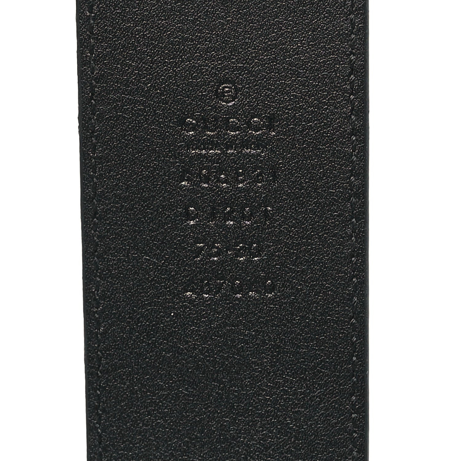 Textured Calfskin Double G 40mm Belt 75 30 Black