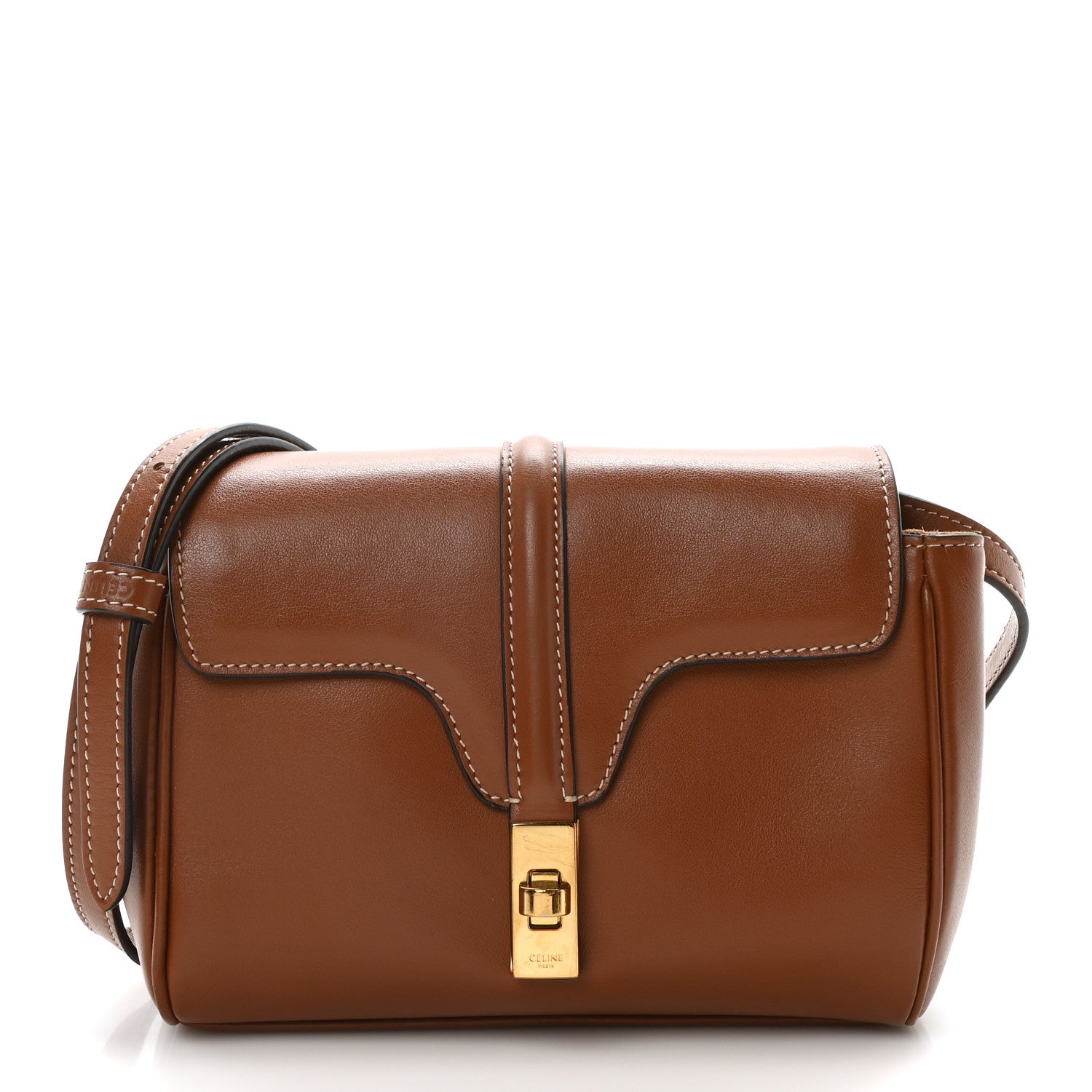 Calfskin Mini Soft 16 Bag Tan
