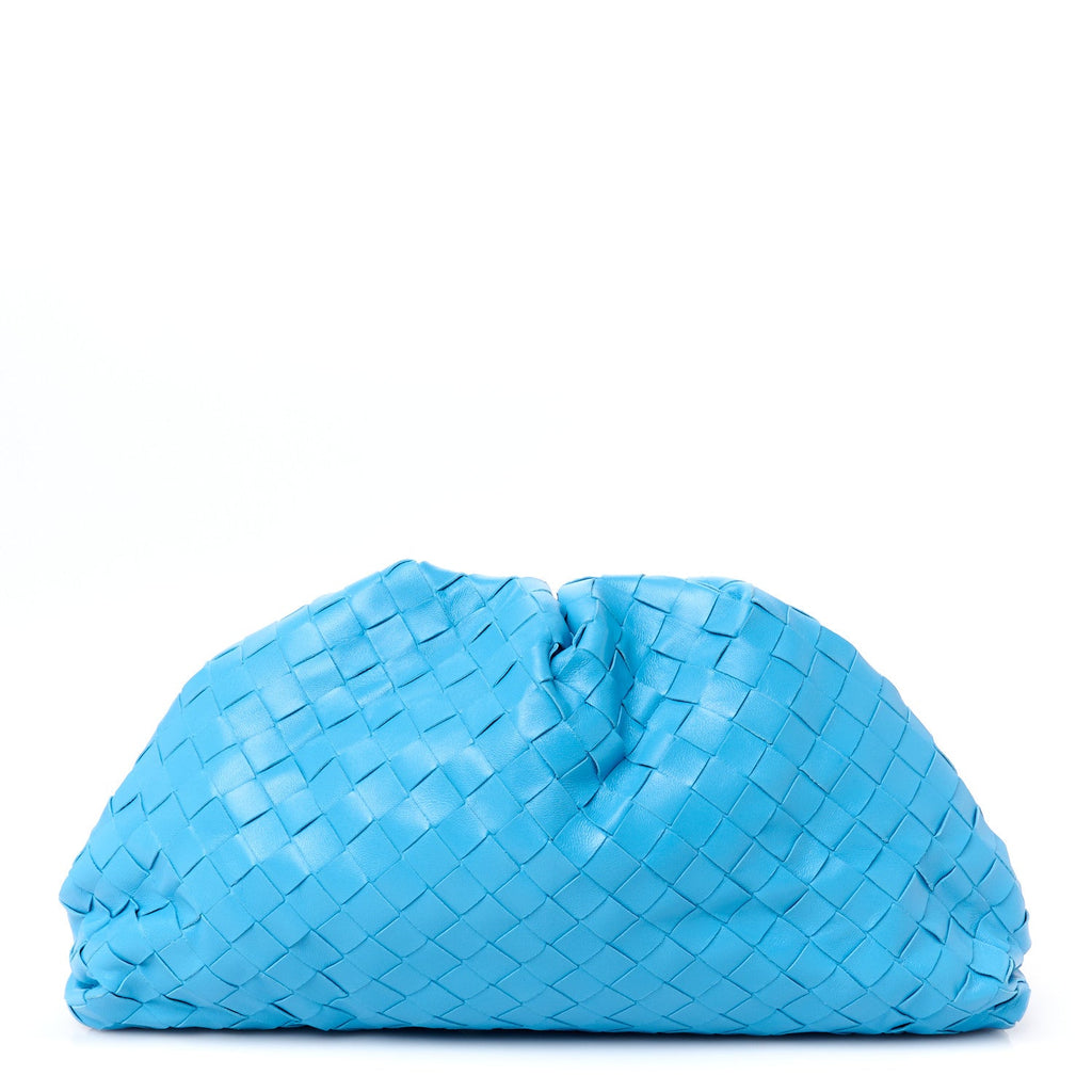 Nappa Maxi Intrecciato The Pouch Oversized Clutch Swimming Pool