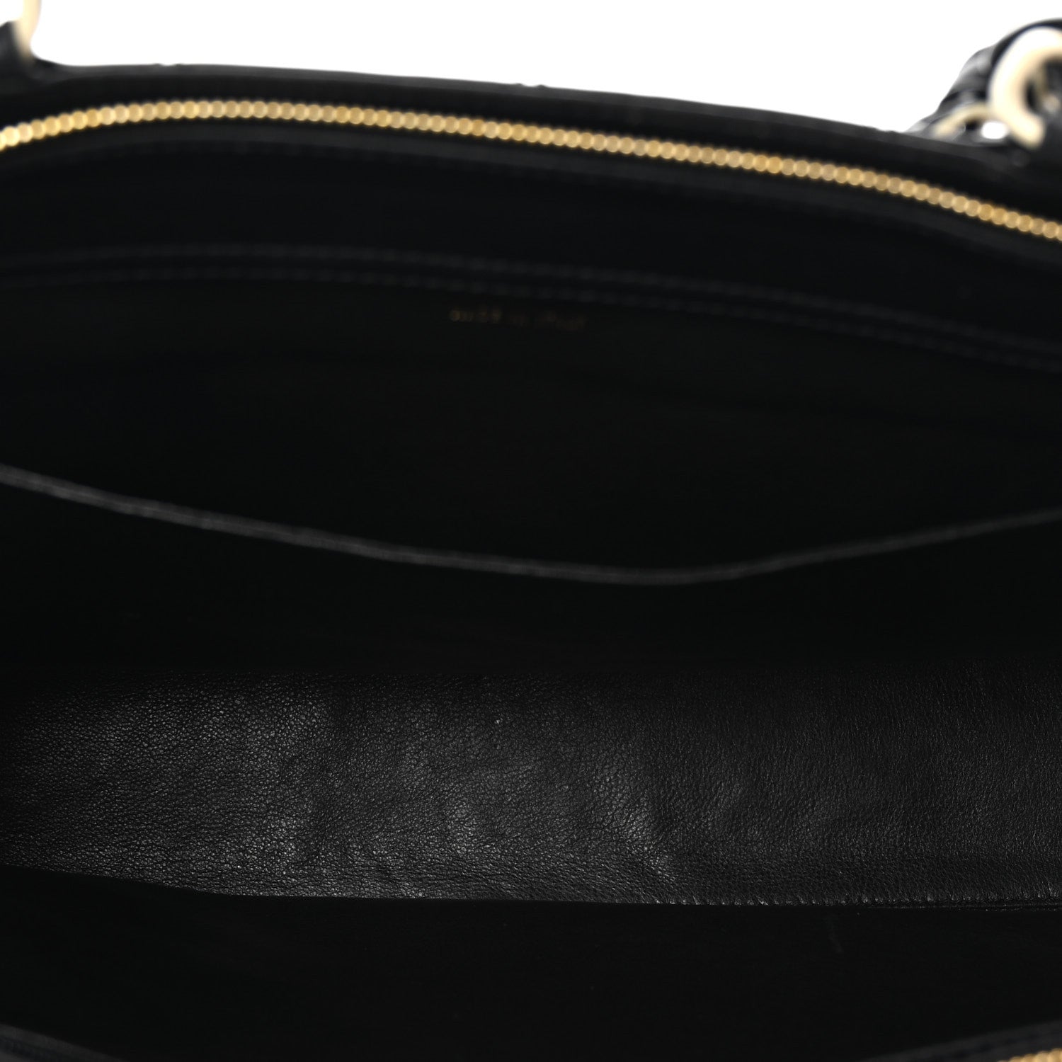 Lambskin Bekko Chain Large Shoulder Bag Black