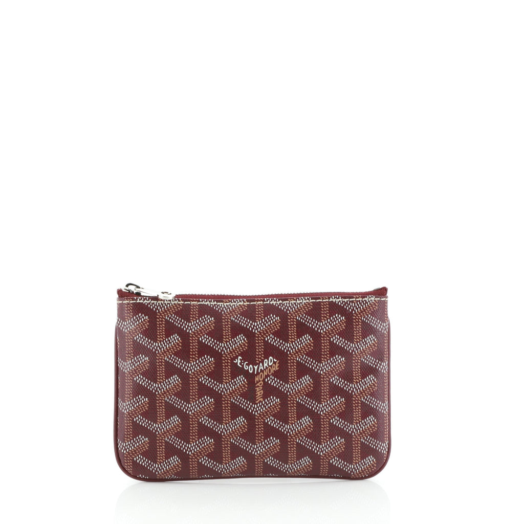 Senat Zip Pouch Coated Canvas Mini