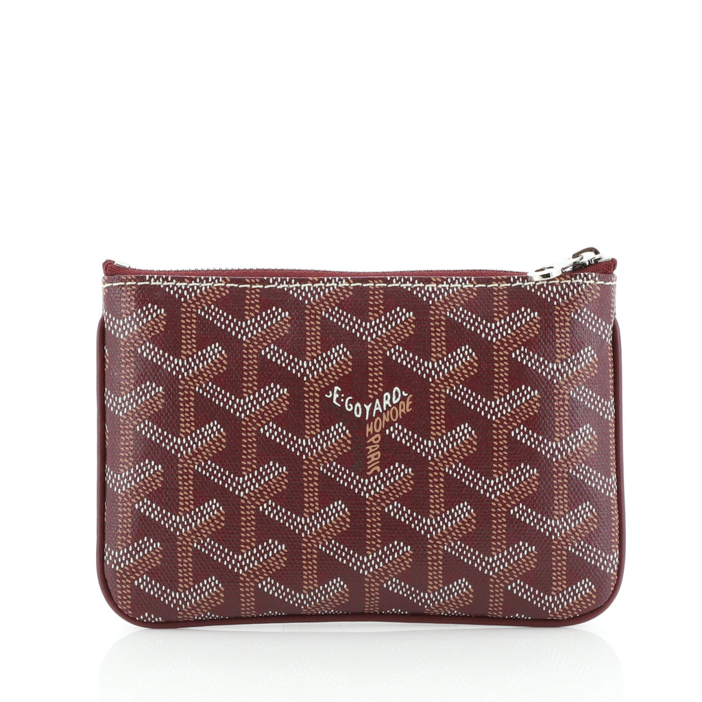 Senat Zip Pouch Coated Canvas Mini