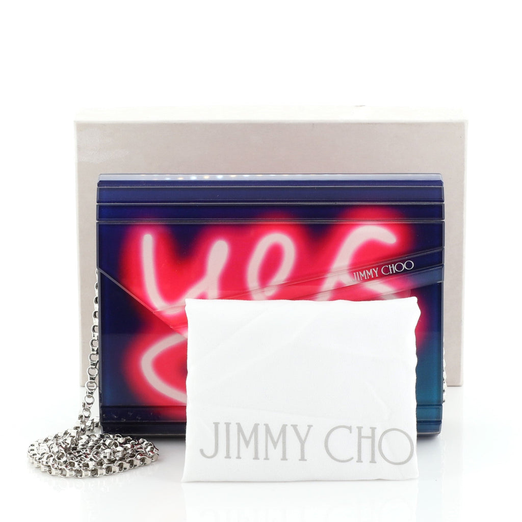 Candy Clutch Printed Acrylic Small