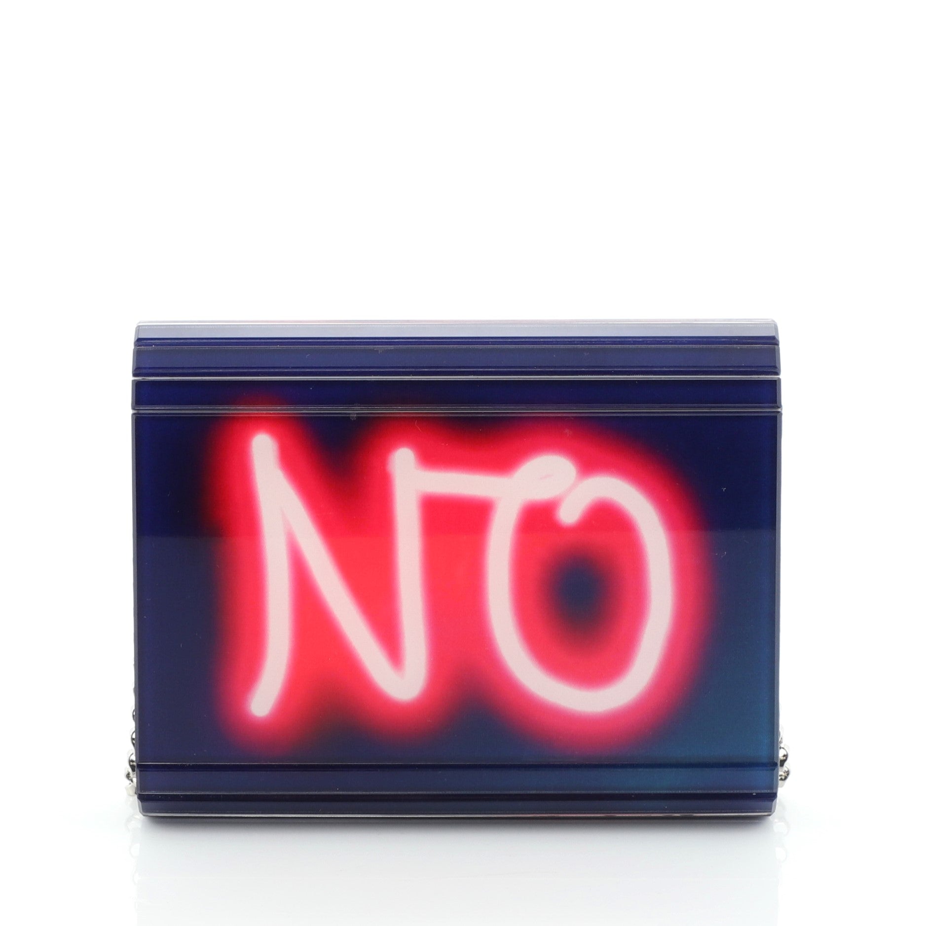 Candy Clutch Printed Acrylic Small