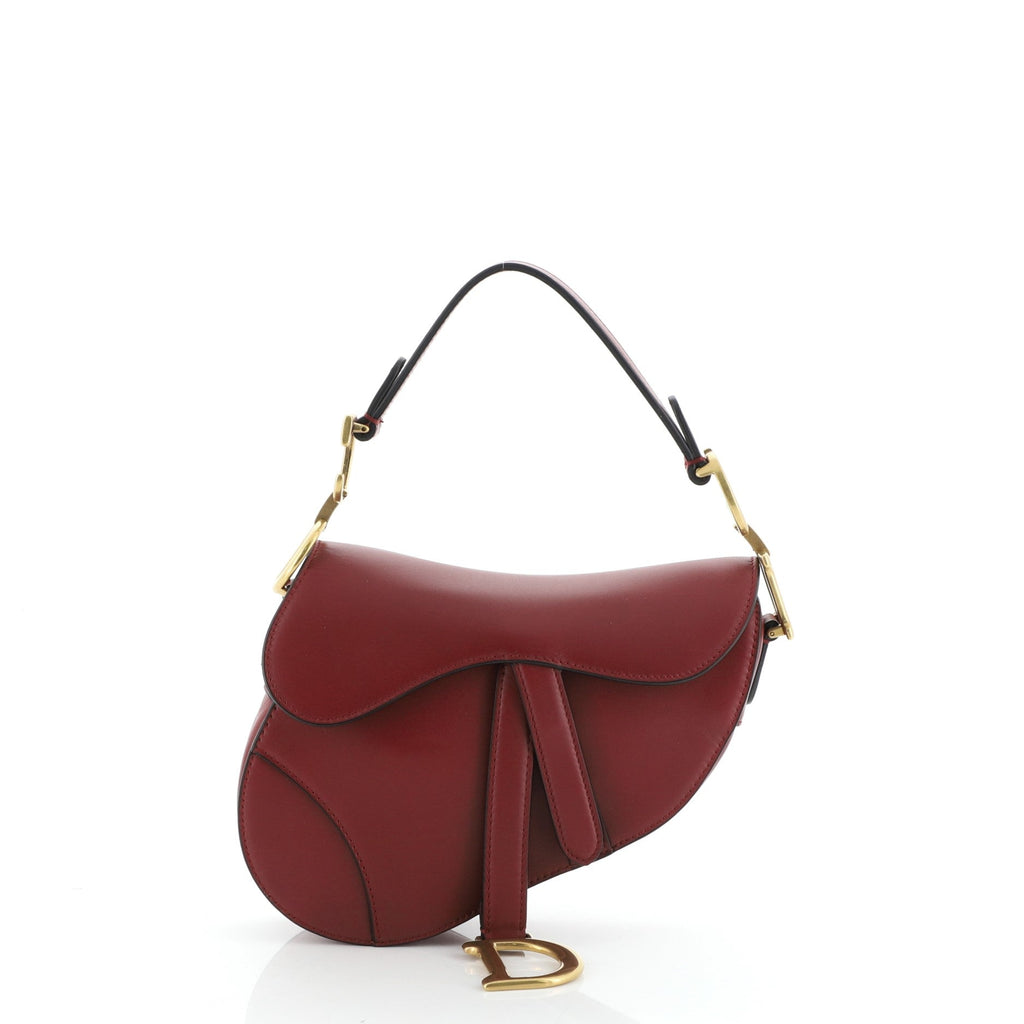 Saddle Handbag Leather Mini