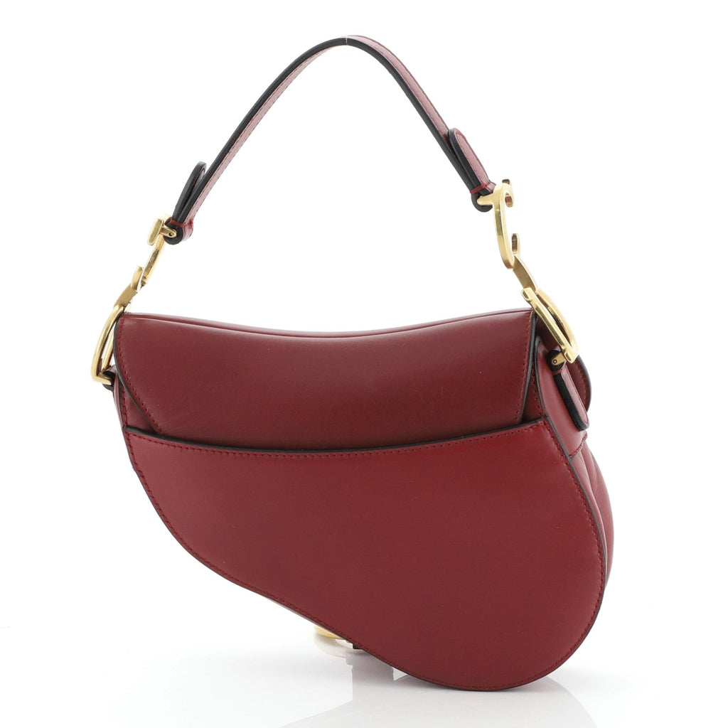 Saddle Handbag Leather Mini