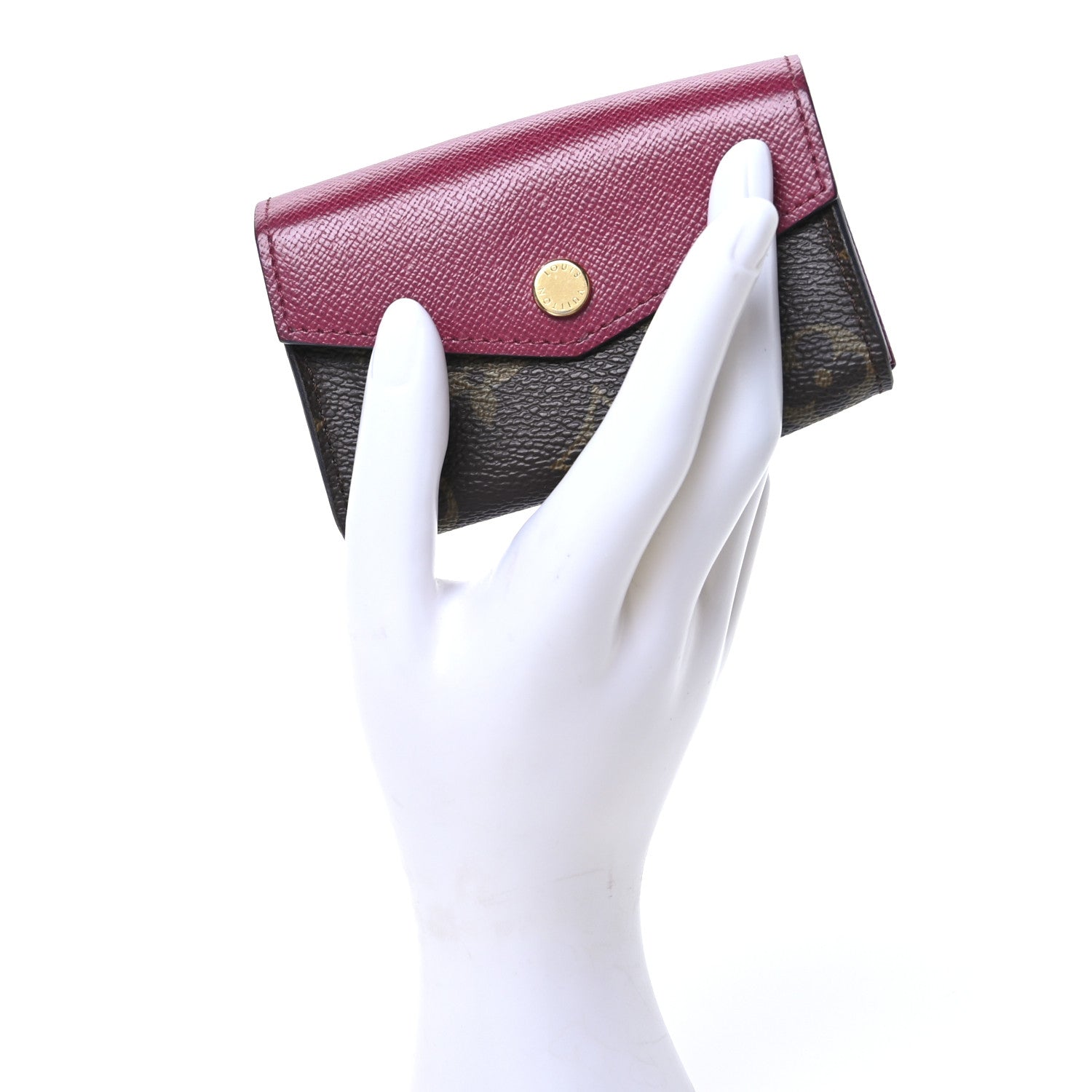 Monogram Sarah Multicartes Fuchsia