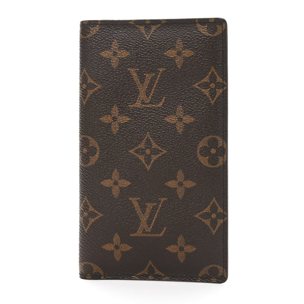 Monogram Checkbook Holder Case Wallet
