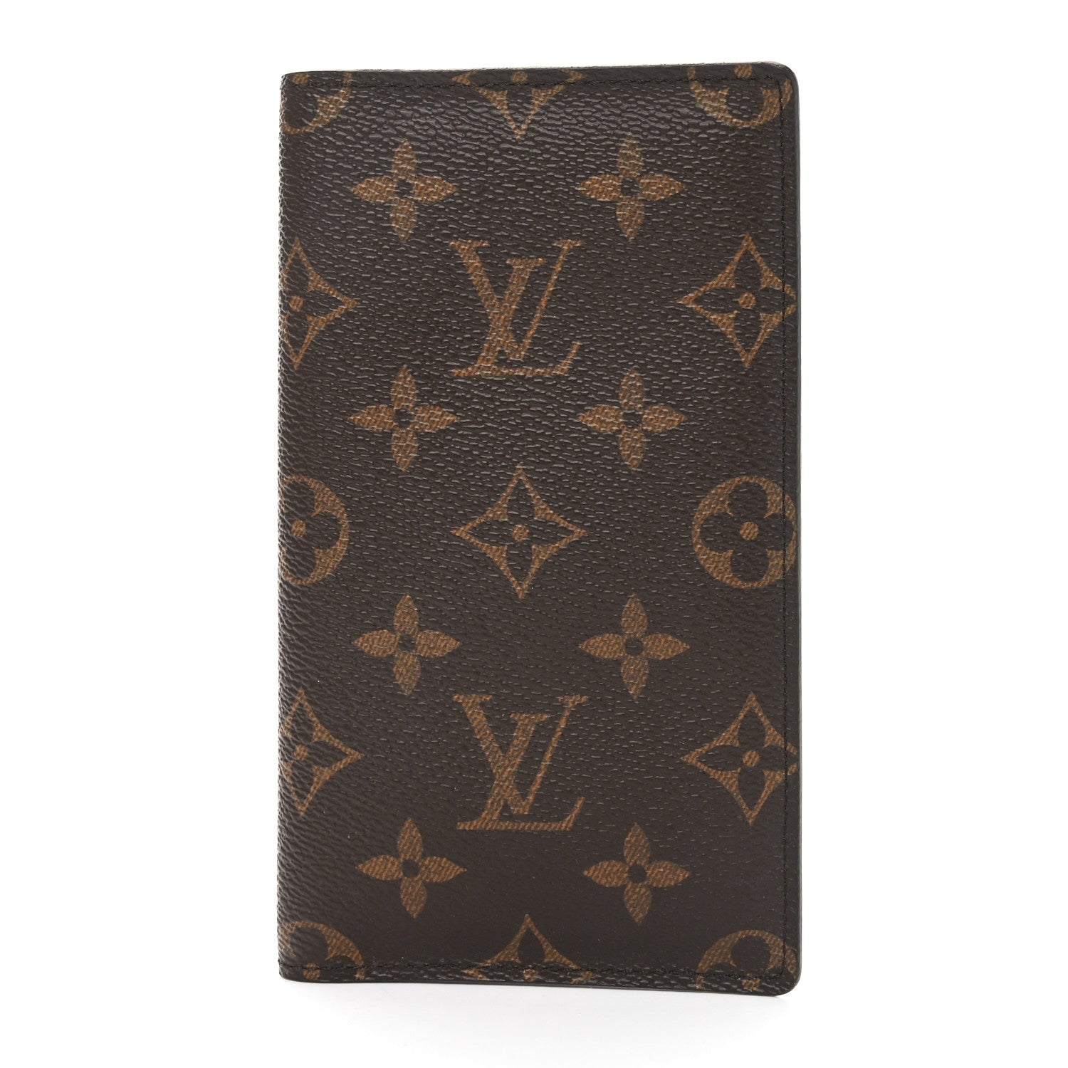 Monogram Checkbook Holder Case Wallet