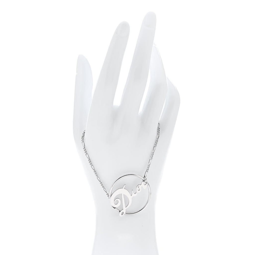 Metal Logo Bracelet Silver