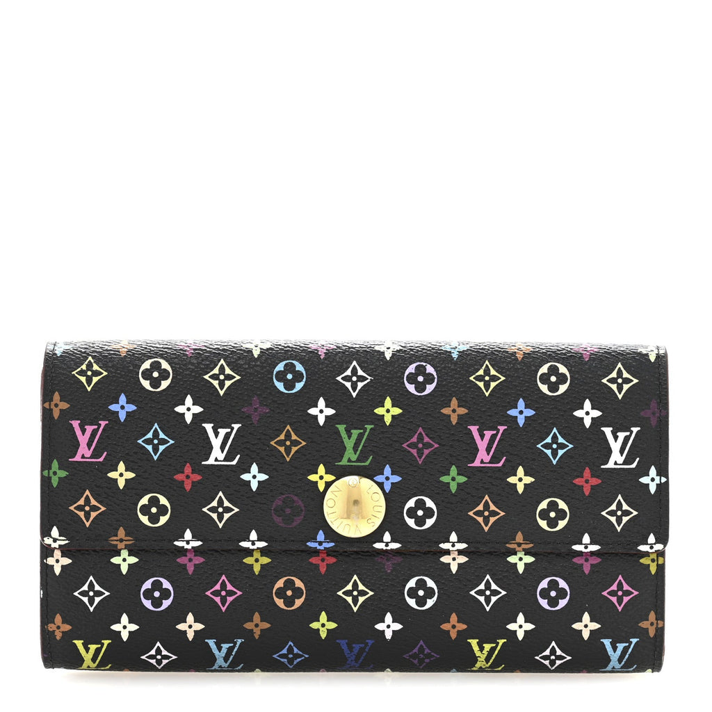 Monogram Multicolor Sarah Wallet Black Grenade