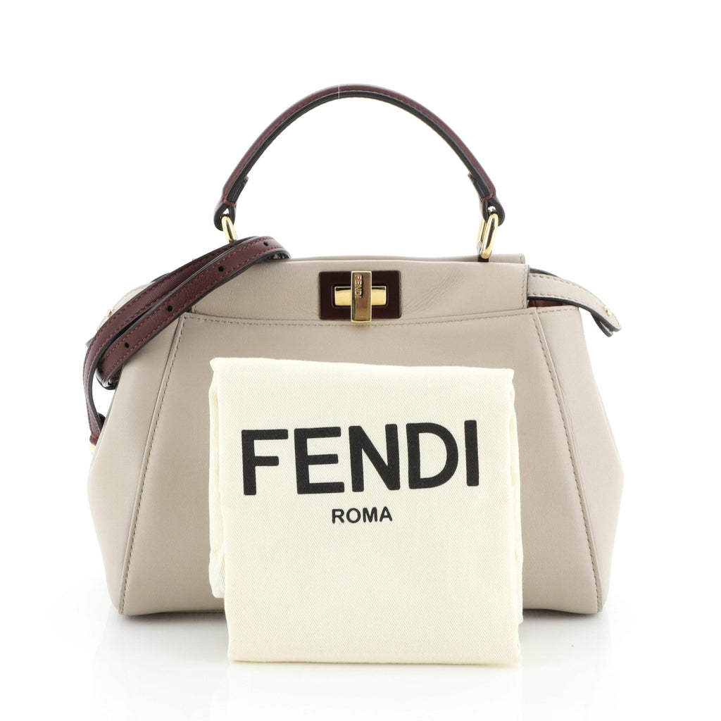 Peekaboo Bag Leather Mini