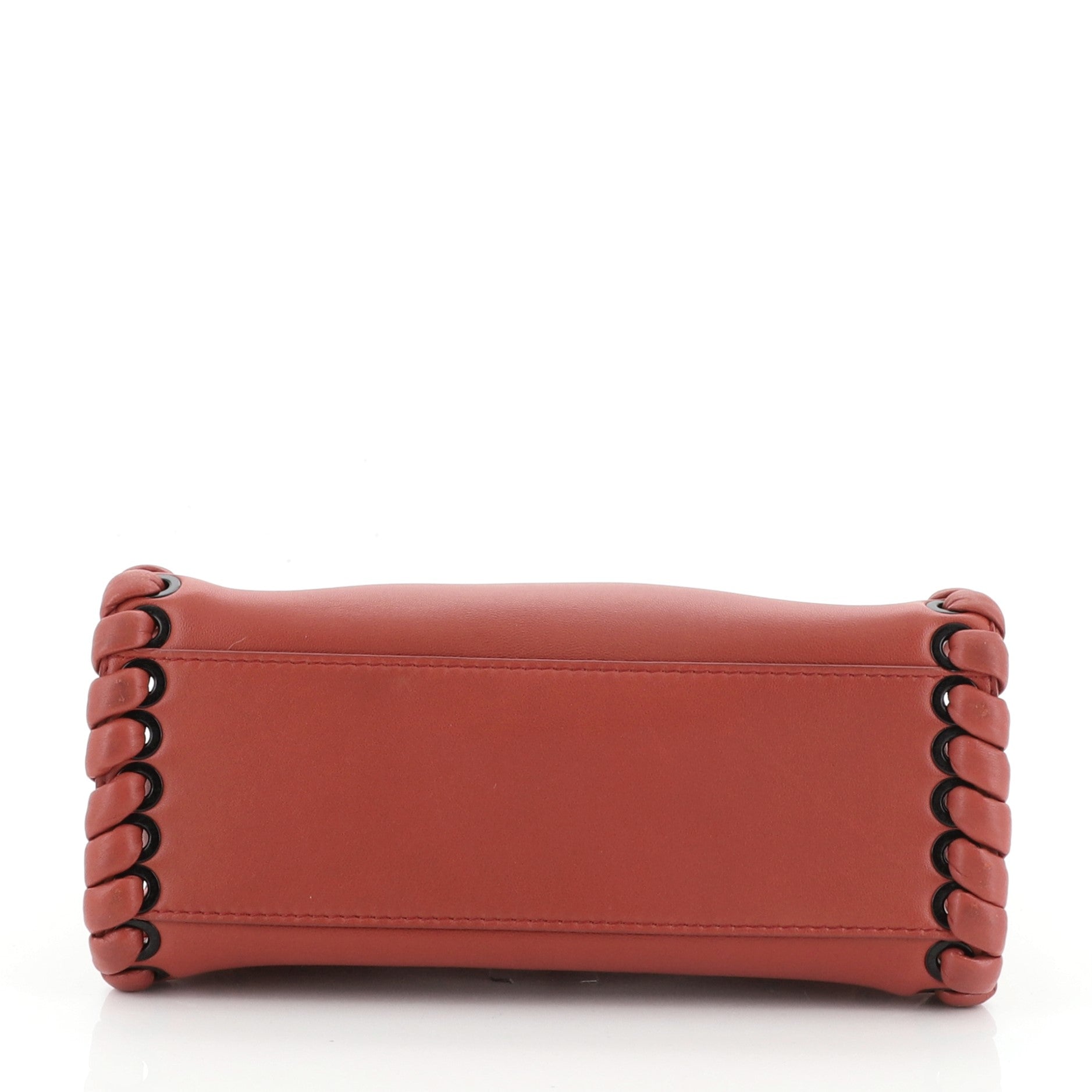Peekaboo Bag Whipstitch Leather Mini