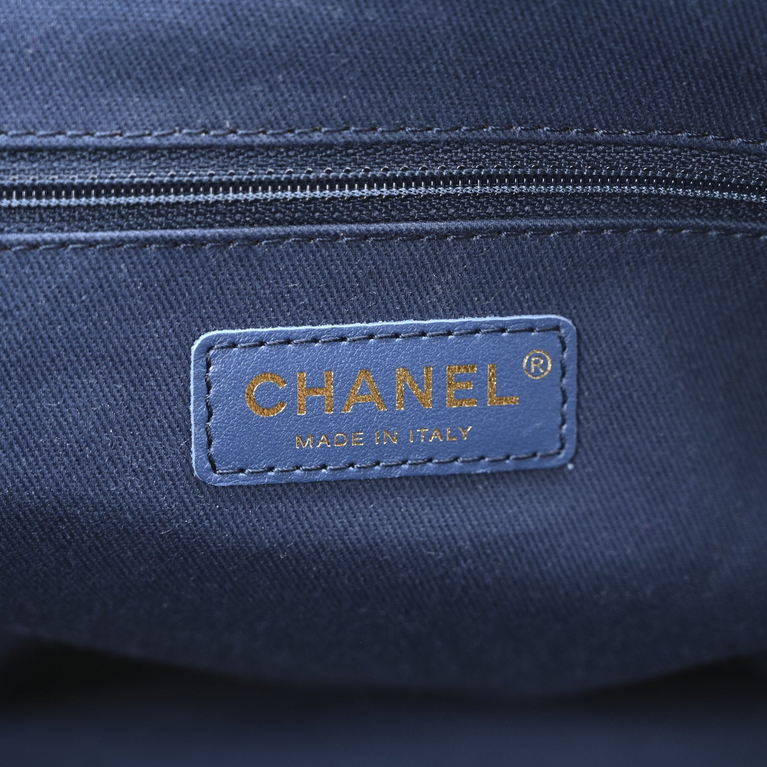 Denim Quilted Large Express Bowling Bag Blue