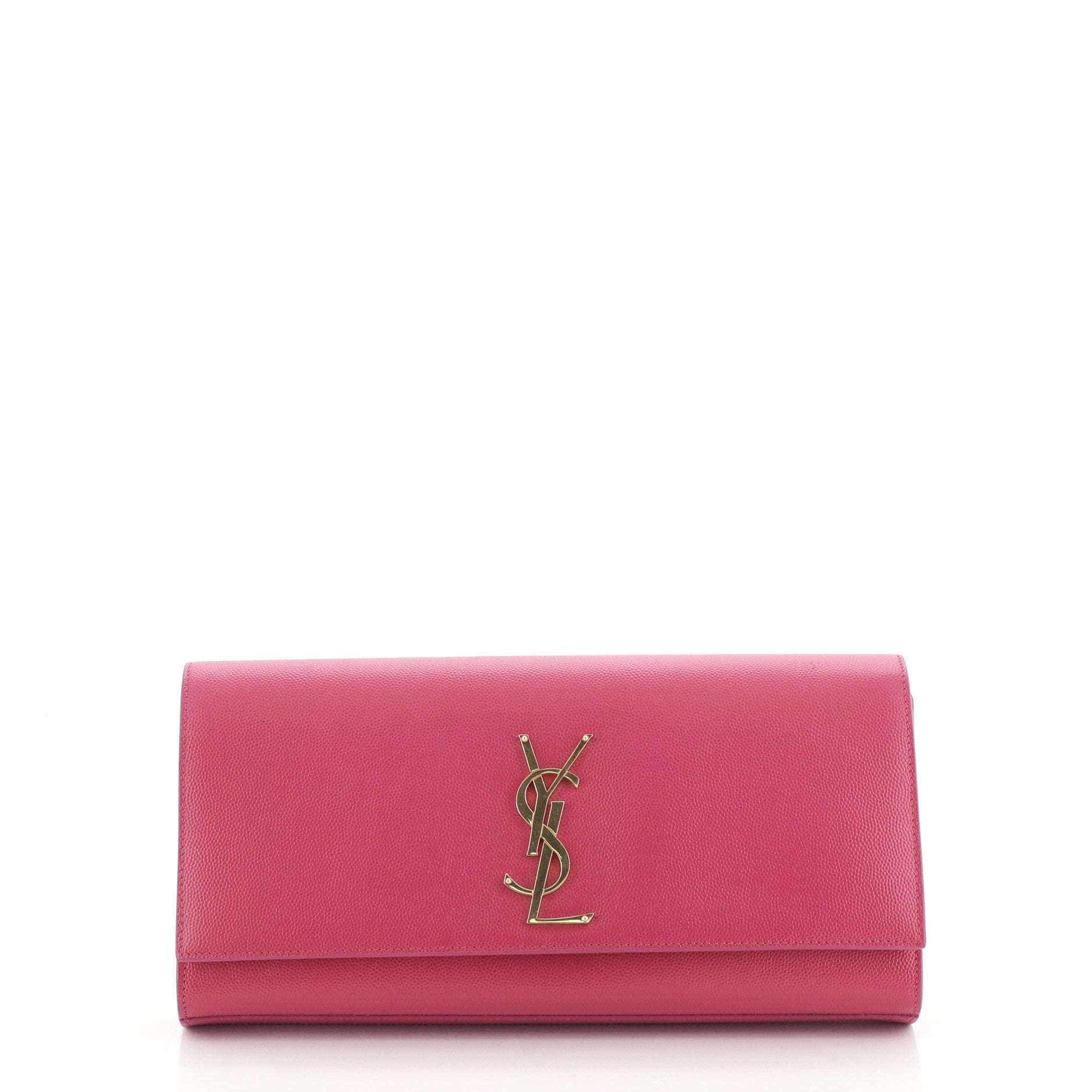 Classic Monogram Clutch Leather Long