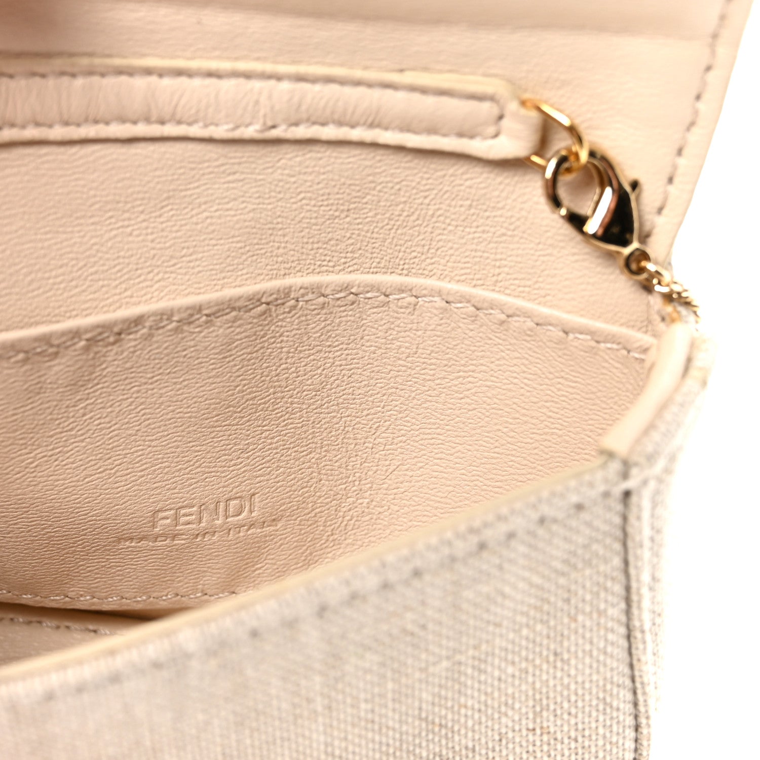 Kuban Canvas FF Embroidered Nano Baguette Charm Grezzo Multicolor