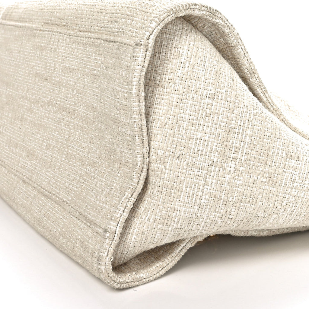 Canvas Medium Deauville Tote Light Beige
