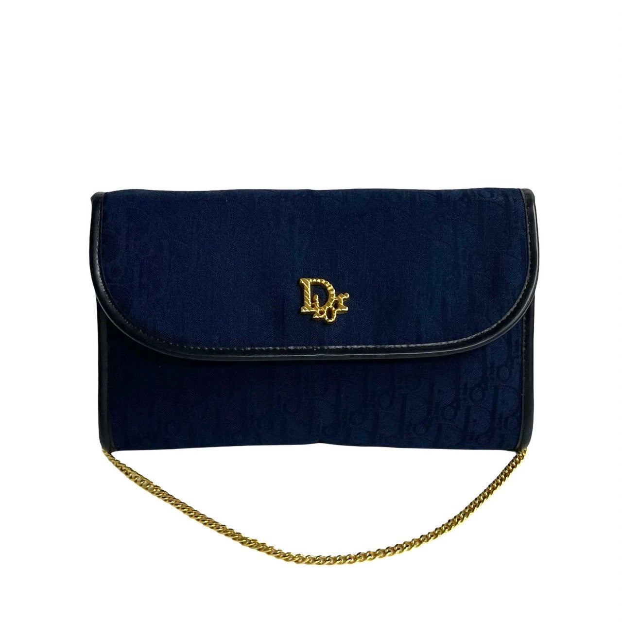 Christian Dior Trotter Canvas Leather Shoulder Bag