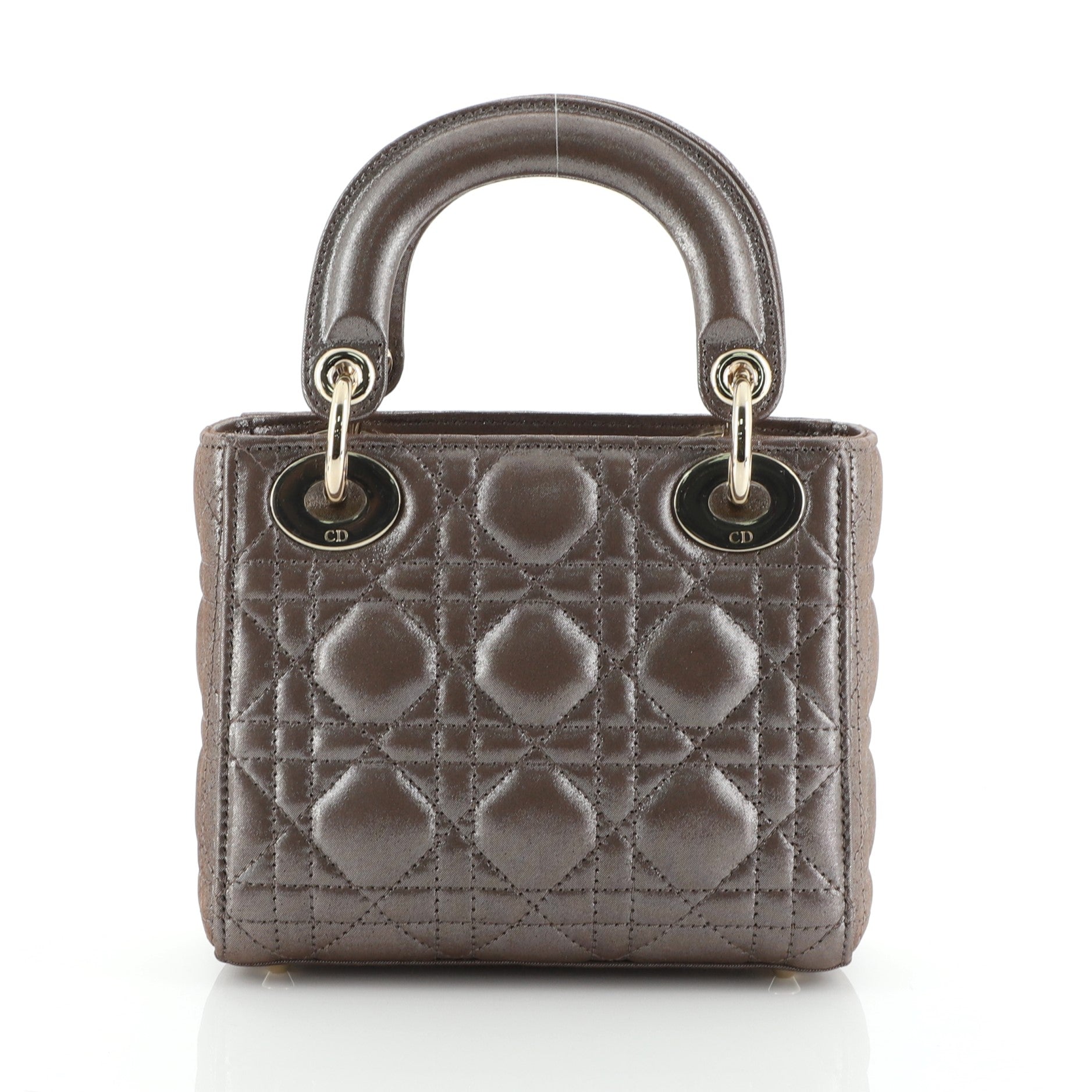 Lady Dior Bag Cannage Quilt Iridescent Leather Mini