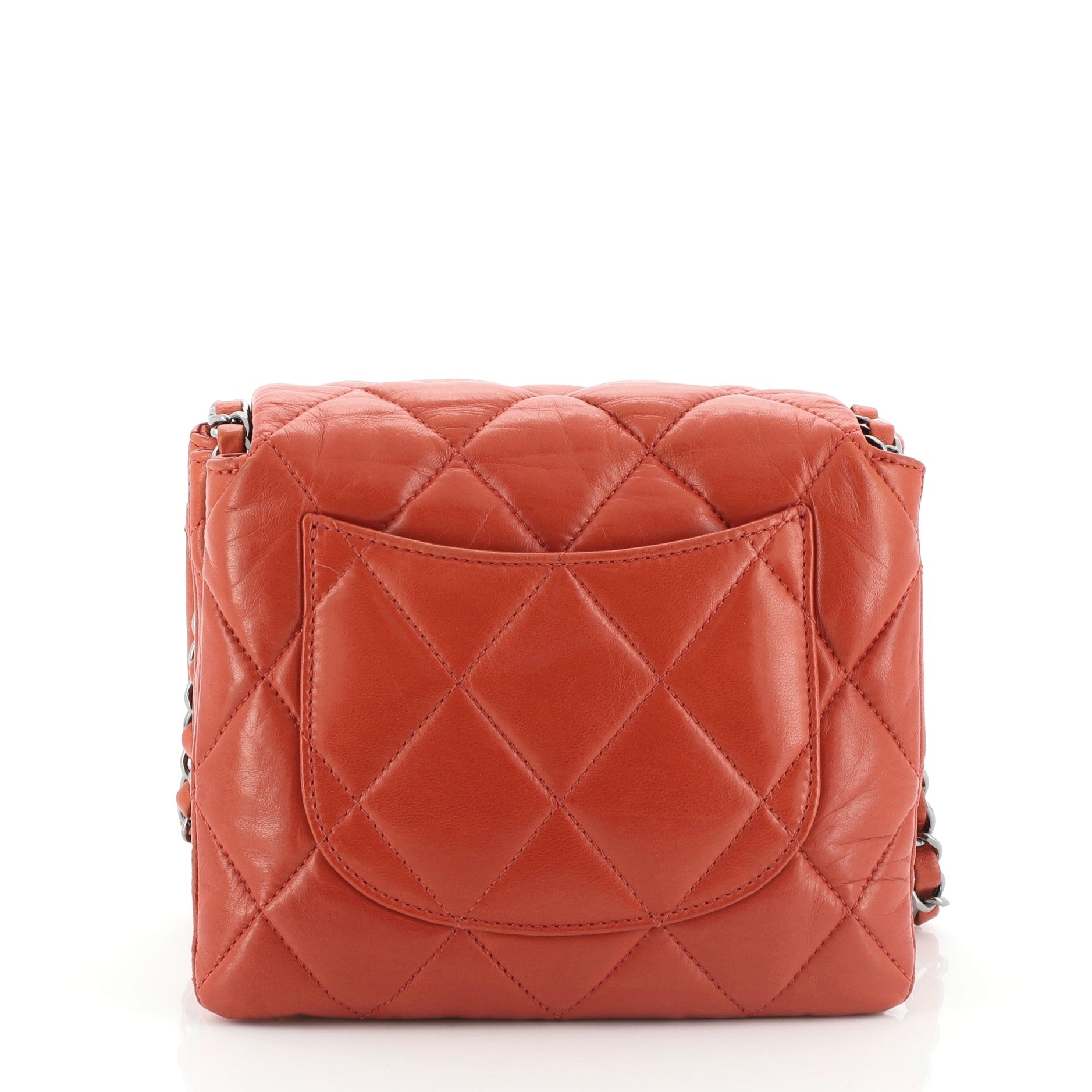 3 Accordion Flap Bag Quilted Lambskin Mini