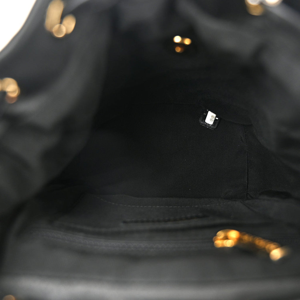 Calfskin Quilted Mini Urban Spirit Backpack Black