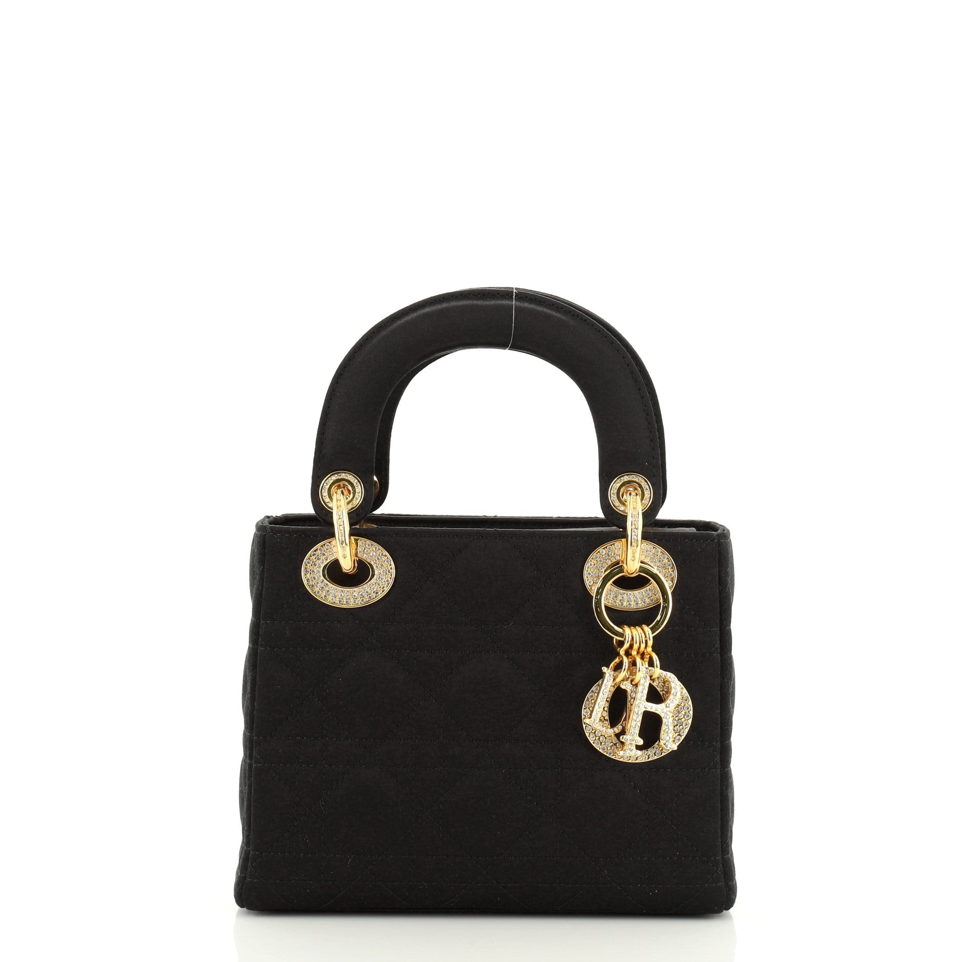Lady Dior Bag Cannage Quilt Satin Mini