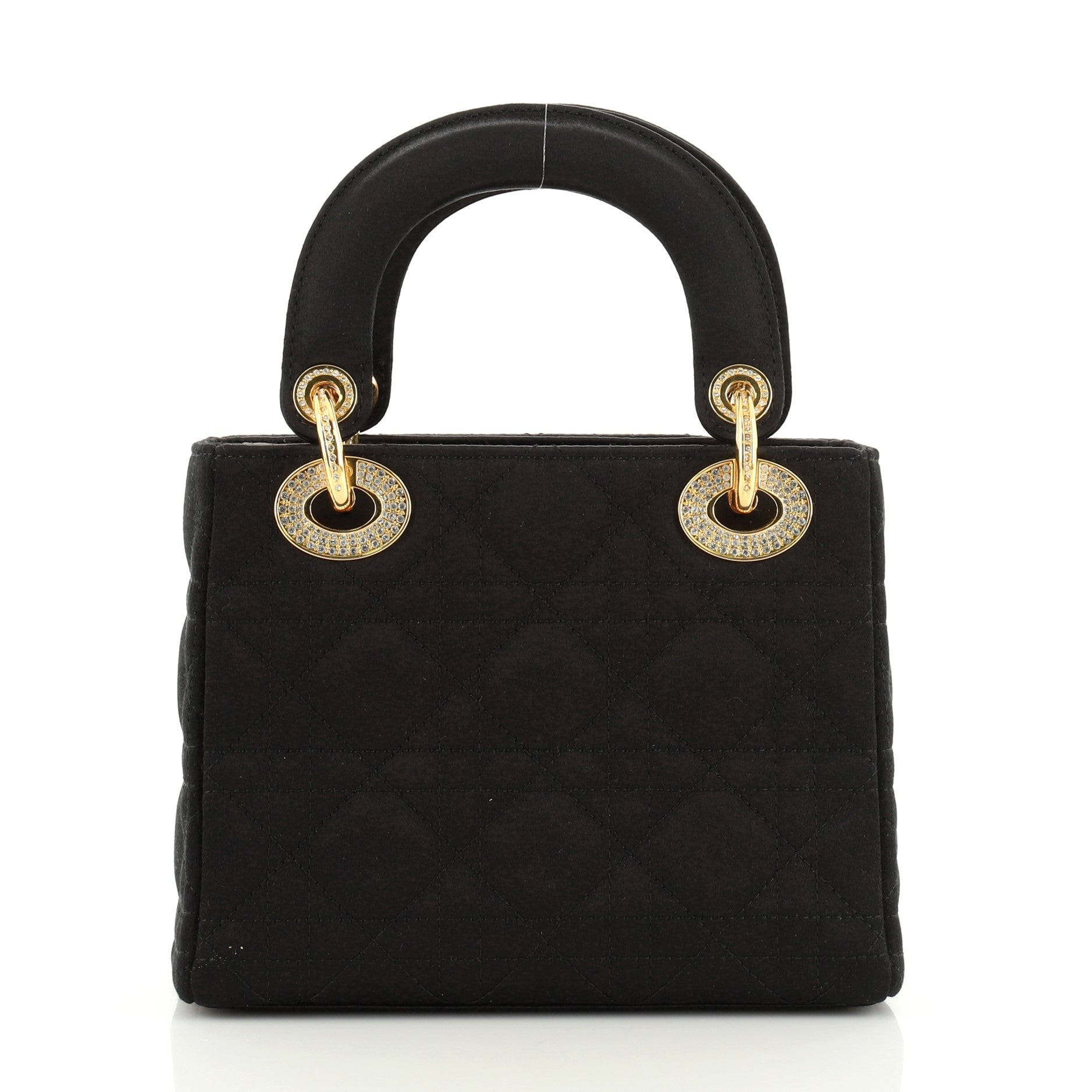 Lady Dior Bag Cannage Quilt Satin Mini