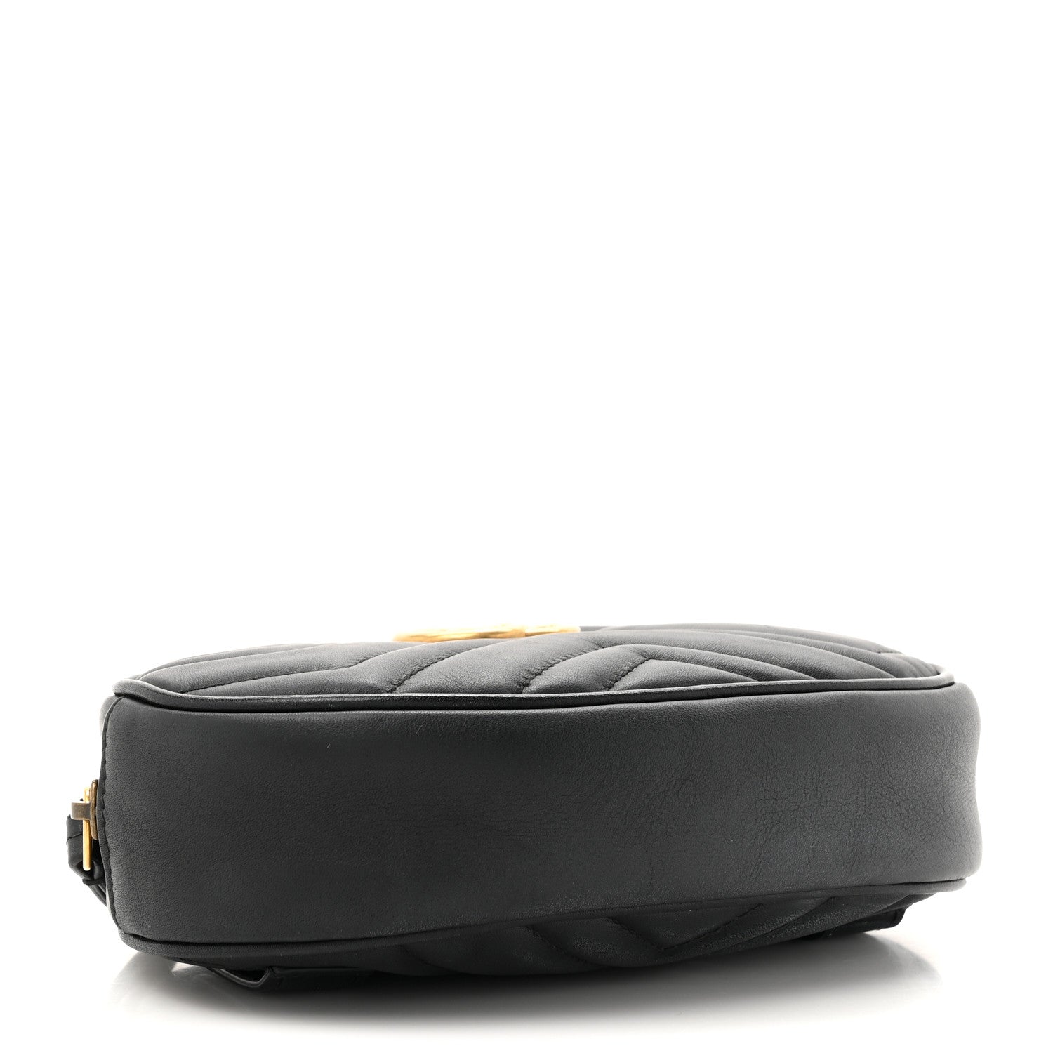 Calfskin Matelasse GG Marmont Belt Bag 95 38 Black