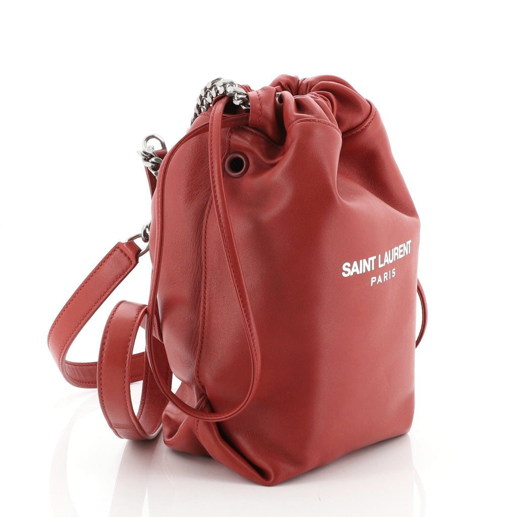 Teddy Bucket Bag Leather Mini