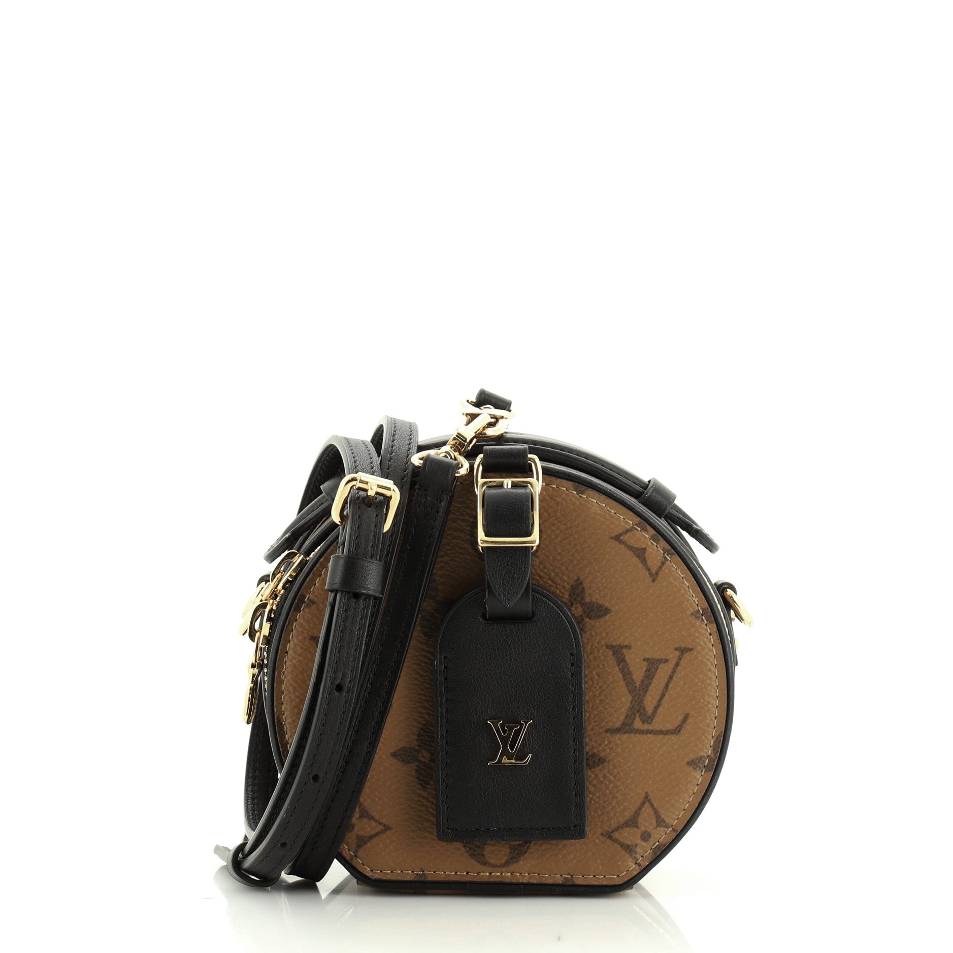 Mini Boite Chapeau Bag Reverse Monogram Canvas