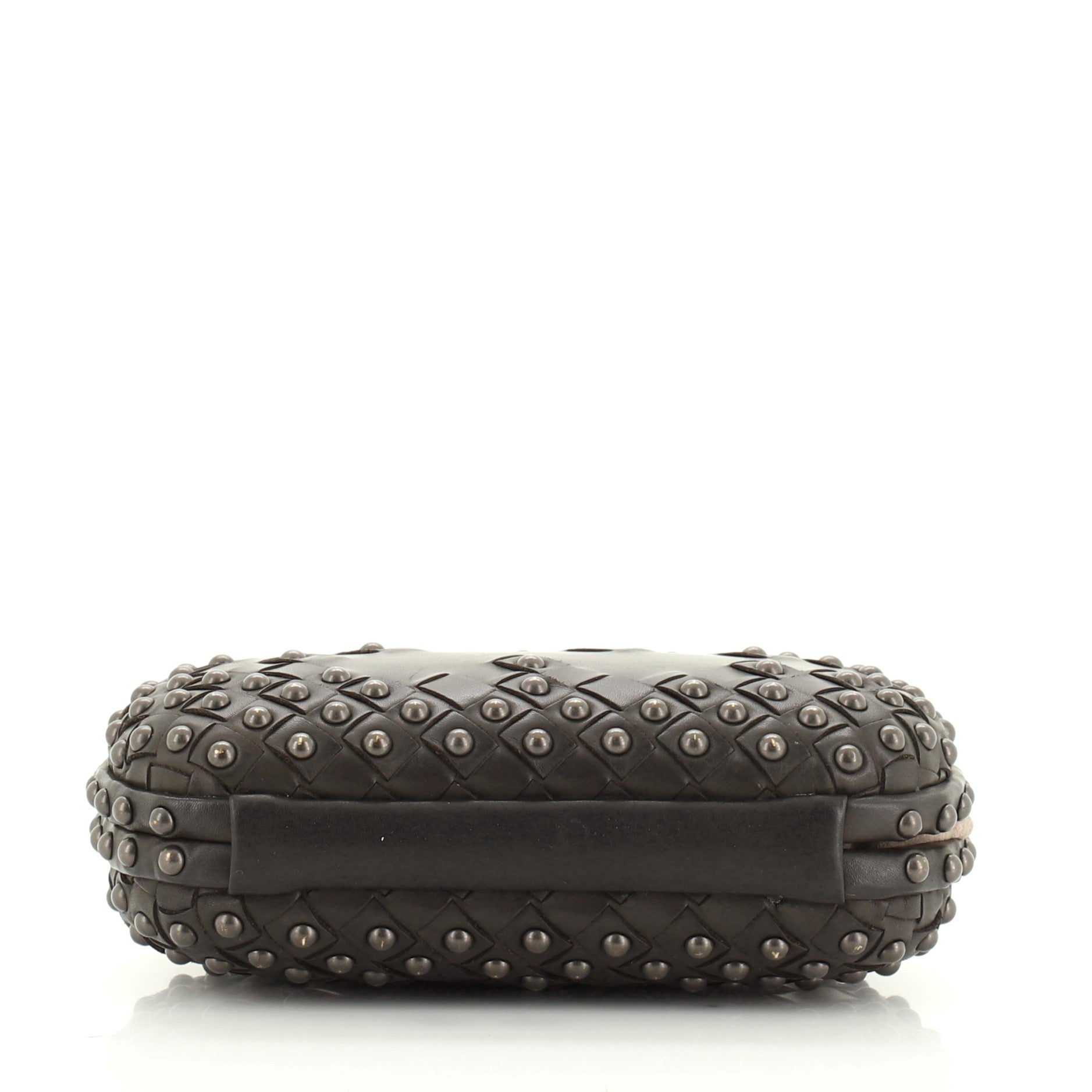 Box Knot Clutch Studded Intrecciato Nappa Small