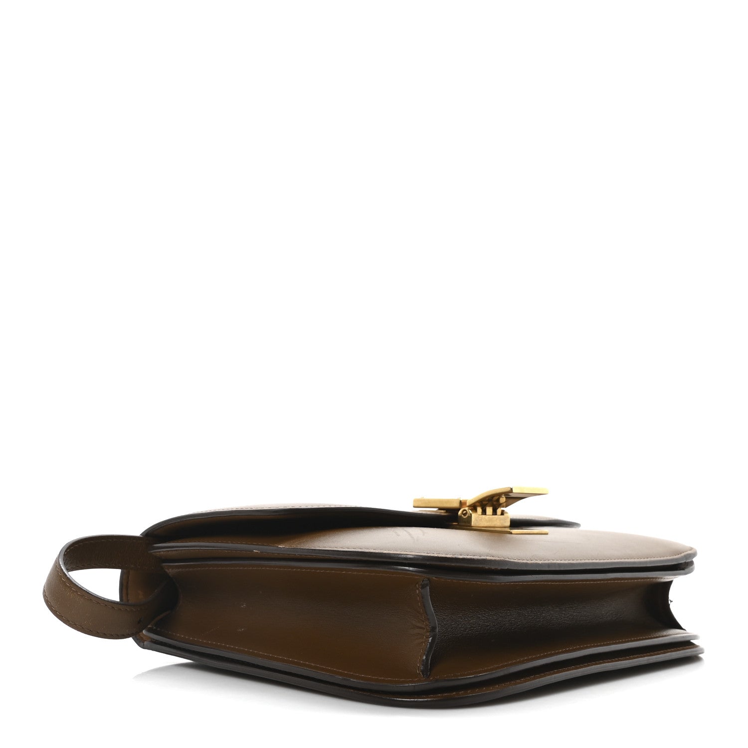 Smooth Calfskin Medium Classic Box Flap Bag Camel