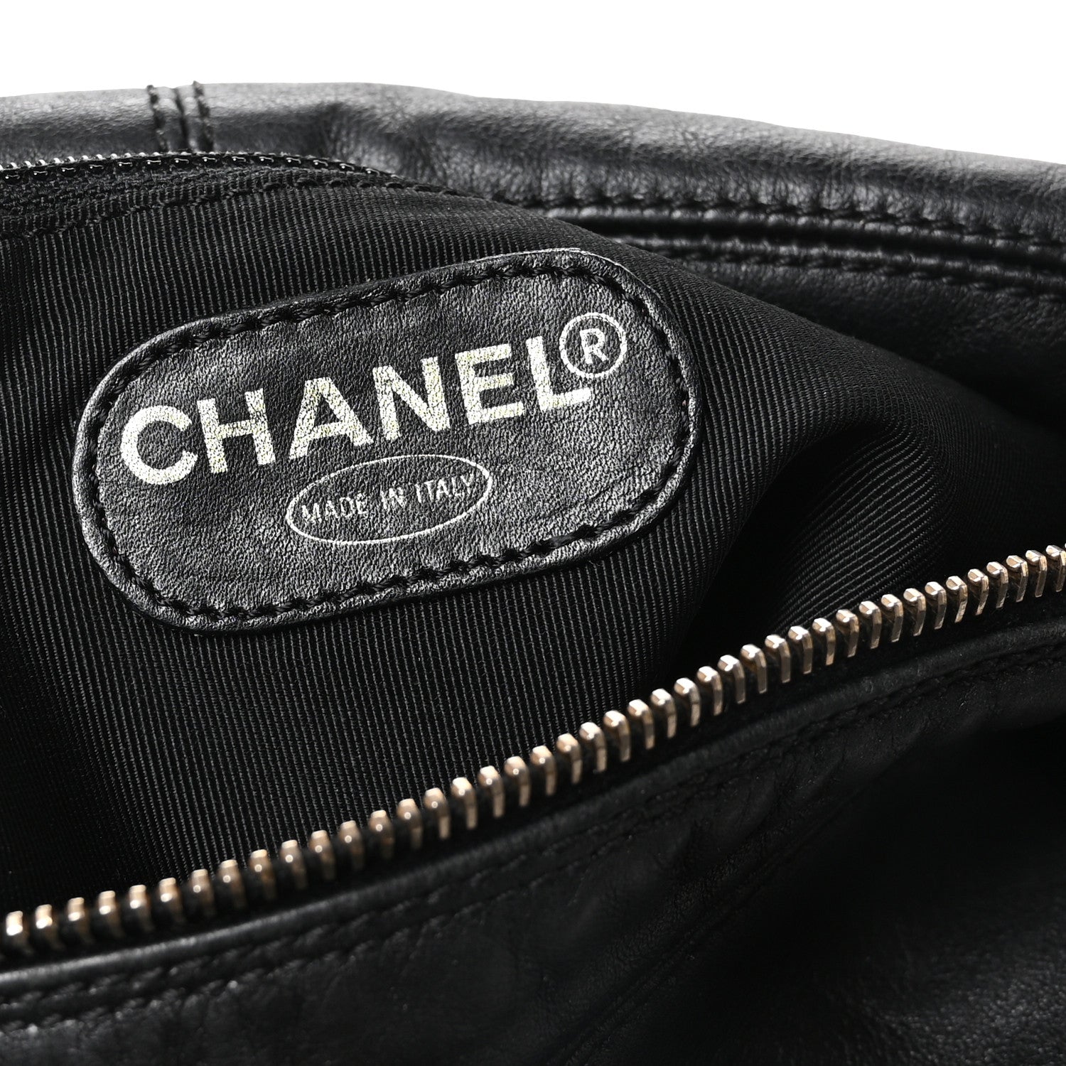 Calfskin CC Hobo Black