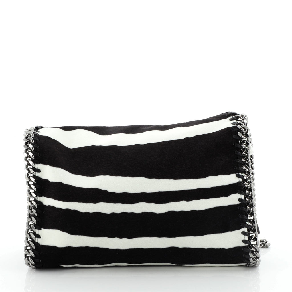Falabella Fold Over Bag Printed Velvet Mini