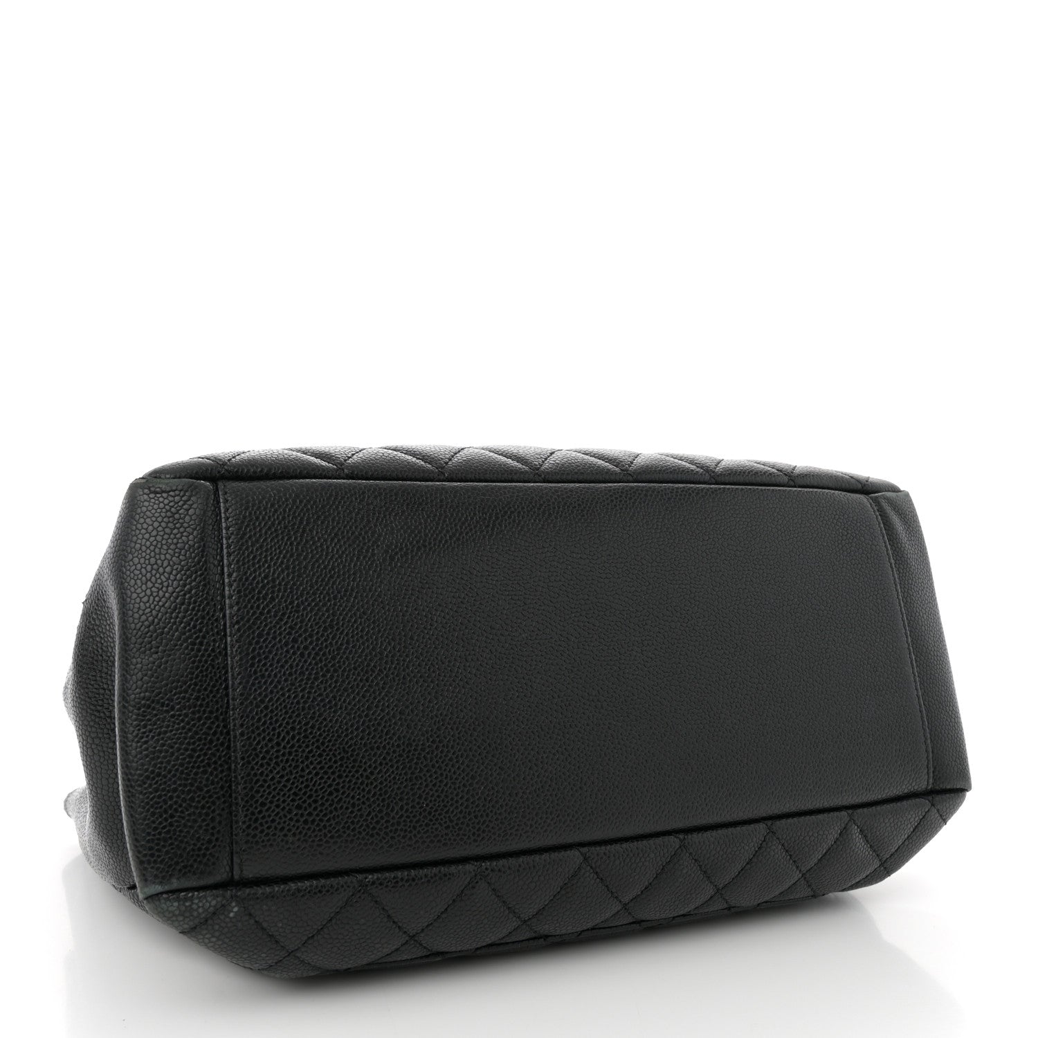 Caviar Quilted Grand Shopping Tote GST Black