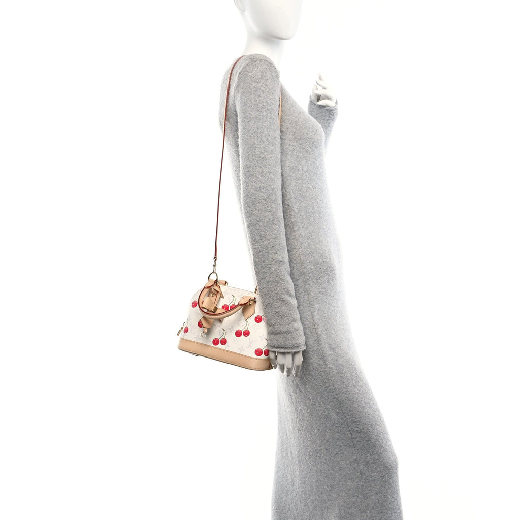 LV X TM Monogram Cerises Alma BB White