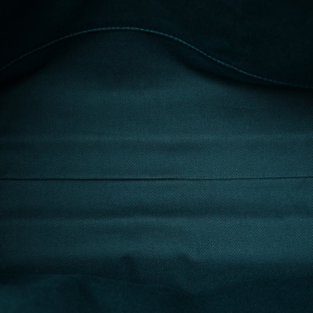 Lurex Boucle Small Deauville Tote Turquoise