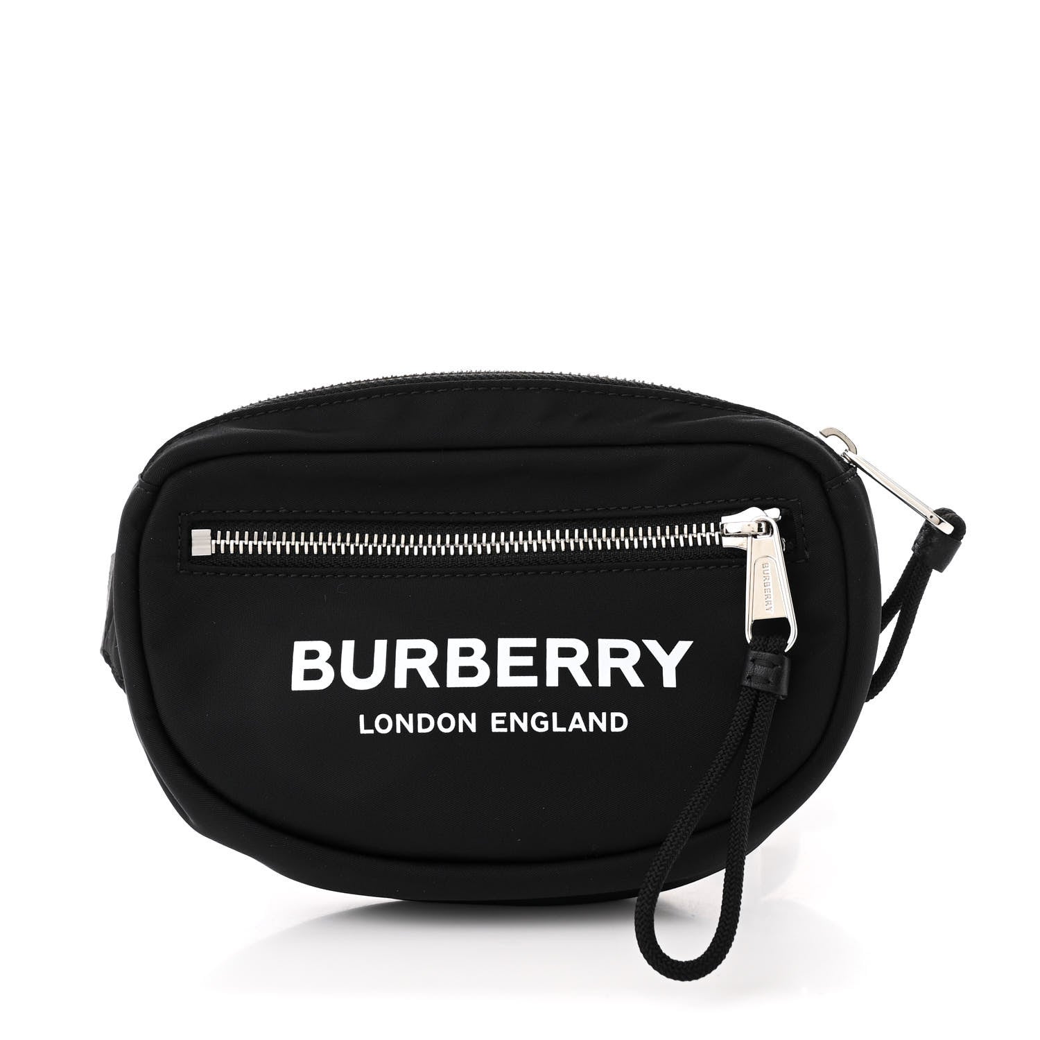 Econyl Logo Print Small Cannon Bum Bag Black