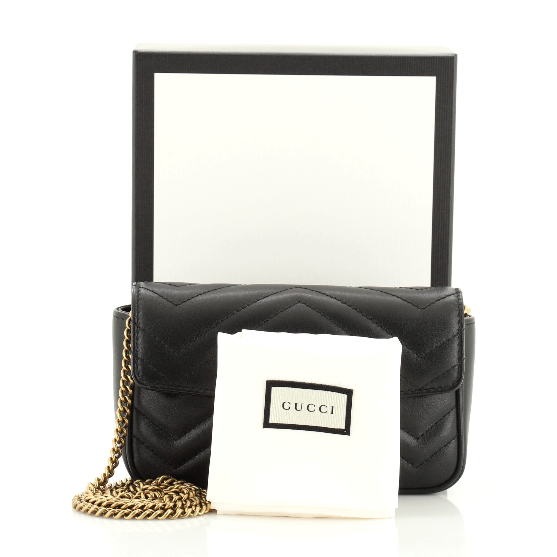 GG Marmont Flap Bag Matelasse Leather Super Mini