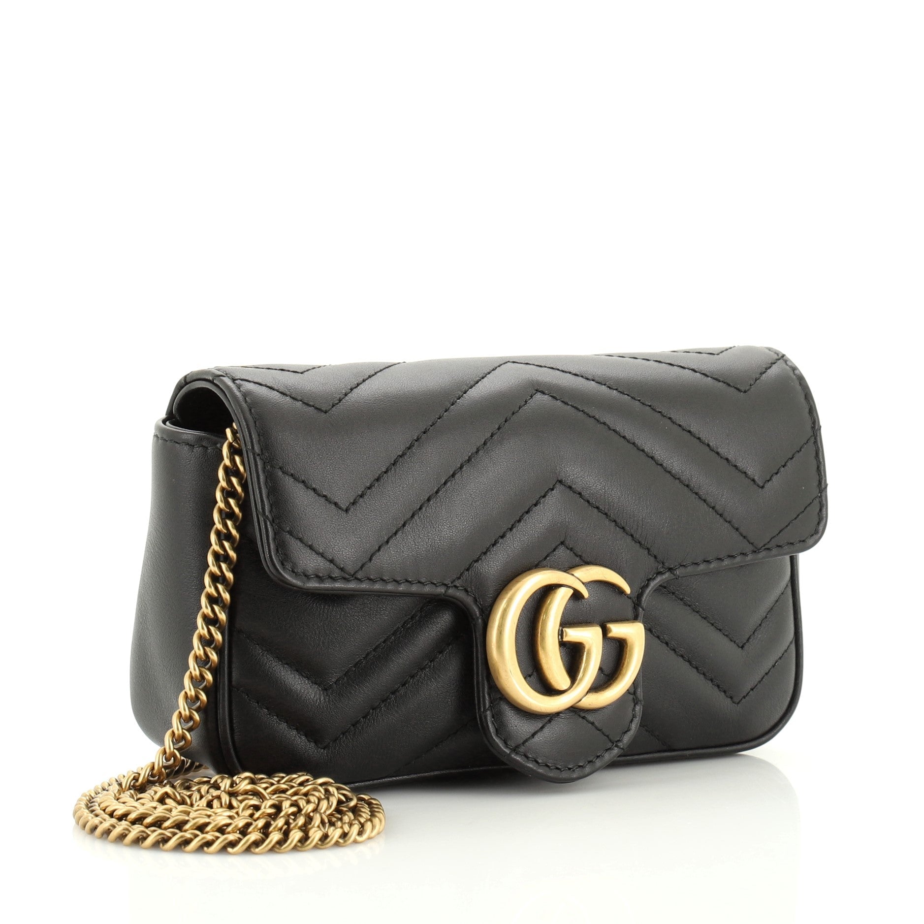GG Marmont Flap Bag Matelasse Leather Super Mini