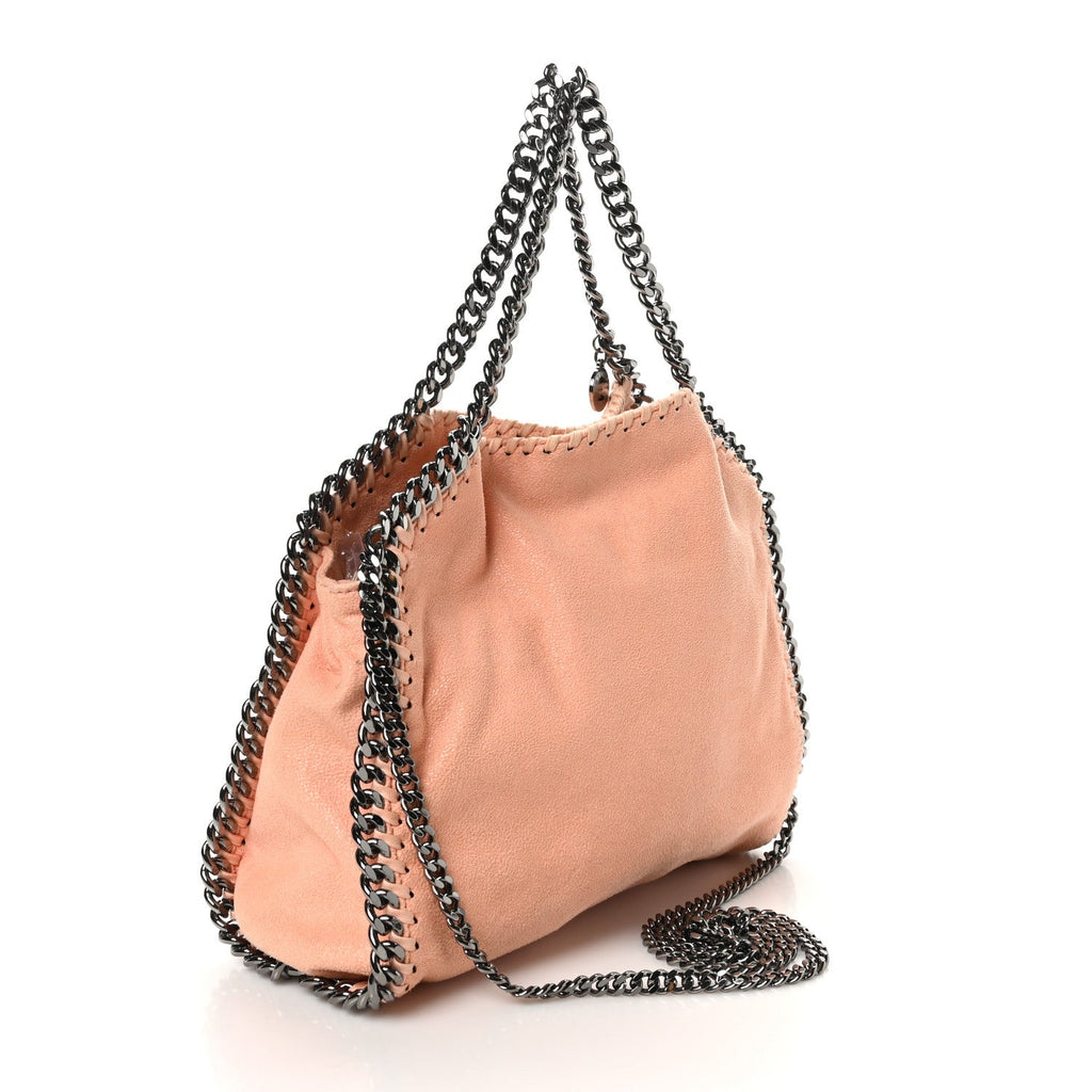 Shaggy Deer Mini Falabella Fold Over Tote Honey