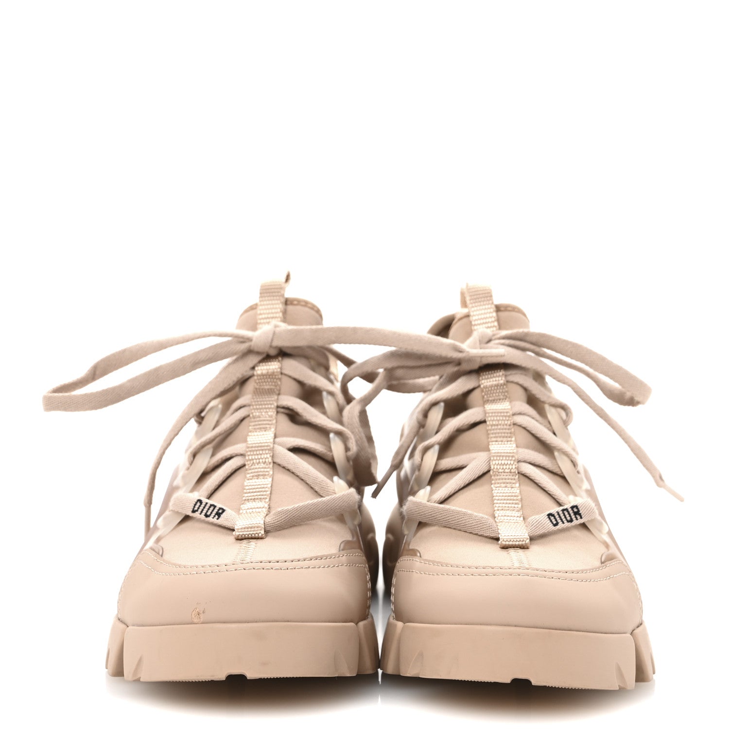 Neoprene Rubber Womens D-Connect Sneakers 36.5 Nude
