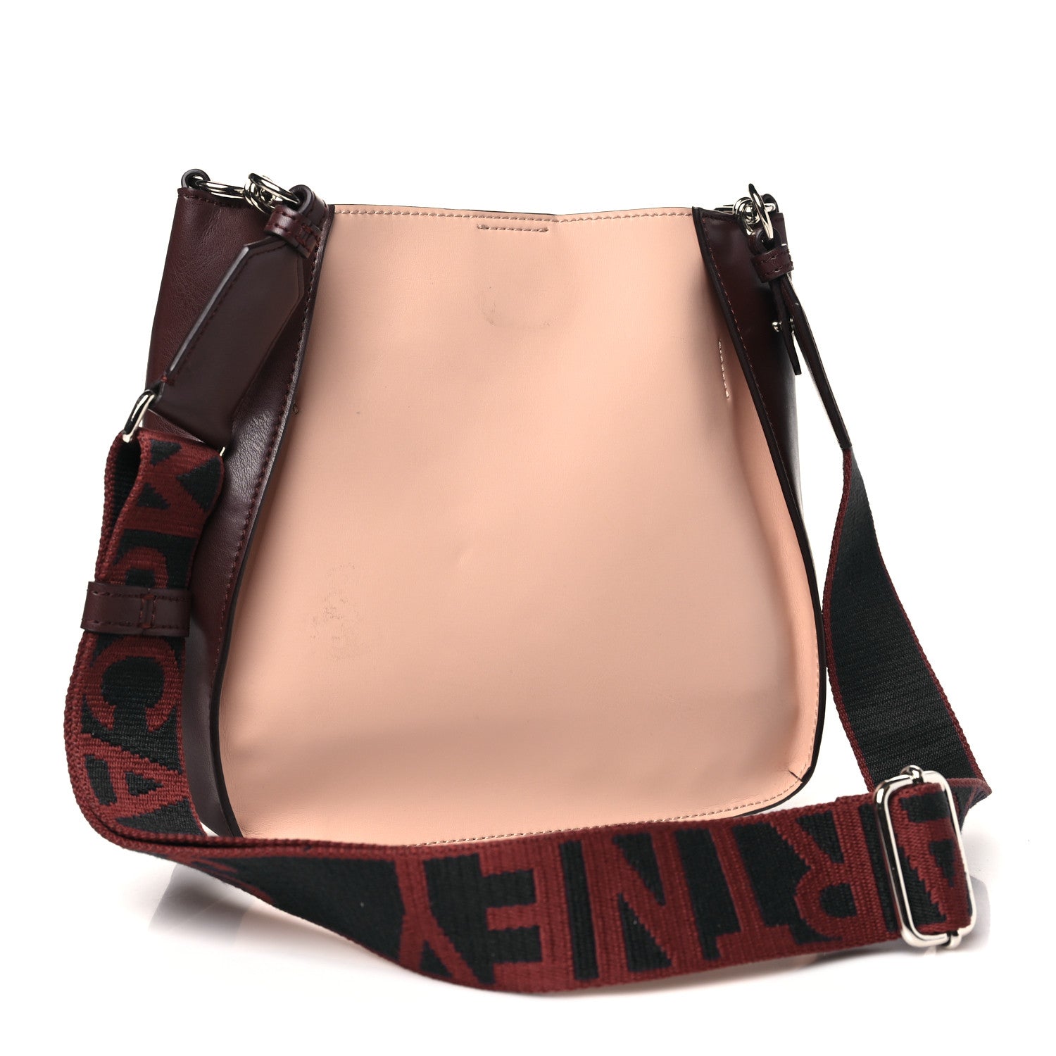 Eco Alter Nappa Perforated Logo Mini Crossbody Blush Brown