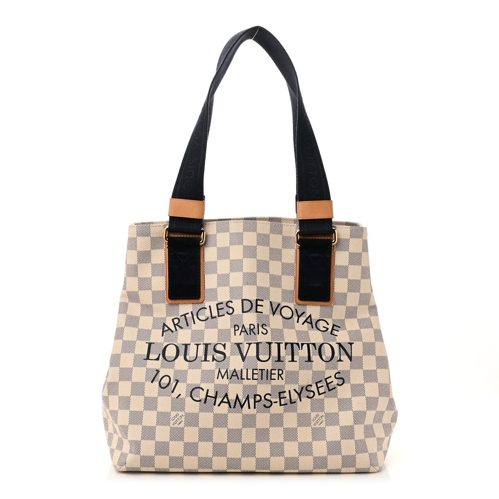 Damier Azur Beach Cabas PM