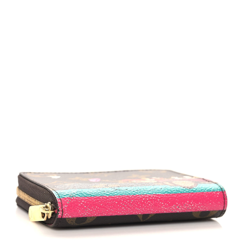 Monogram 2015 Christmas Animation Zippy Coin Purse Hibiscus