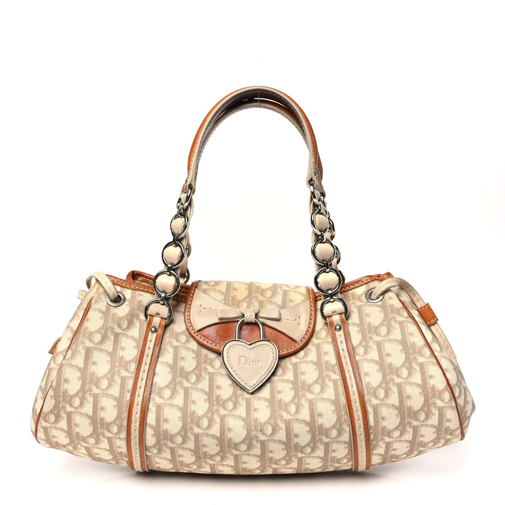 Monogram Romantique Trotter Shoulder Bag Beige
