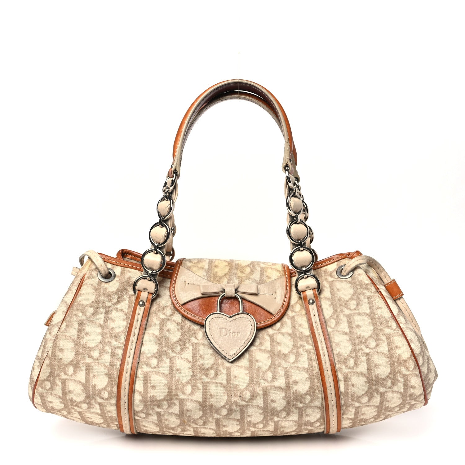 Monogram Romantique Trotter Shoulder Bag Beige