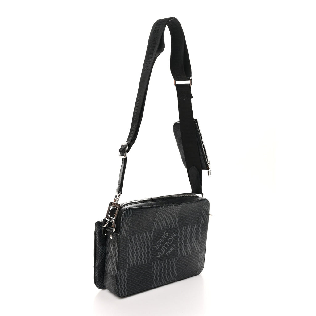 Damier Graphite 3D Trio Messenger