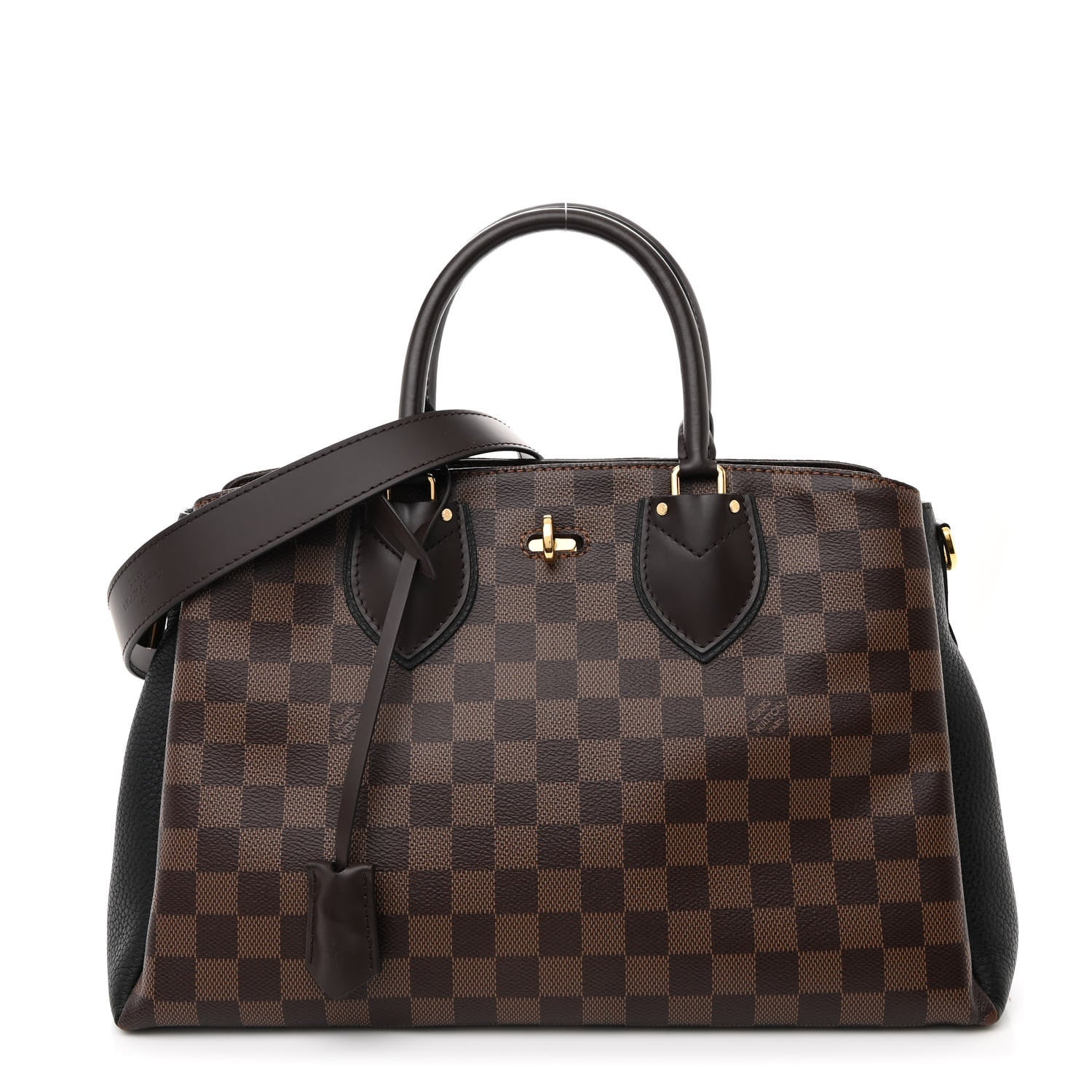 Cuir Taurillon Damier Ebene Normandy Black
