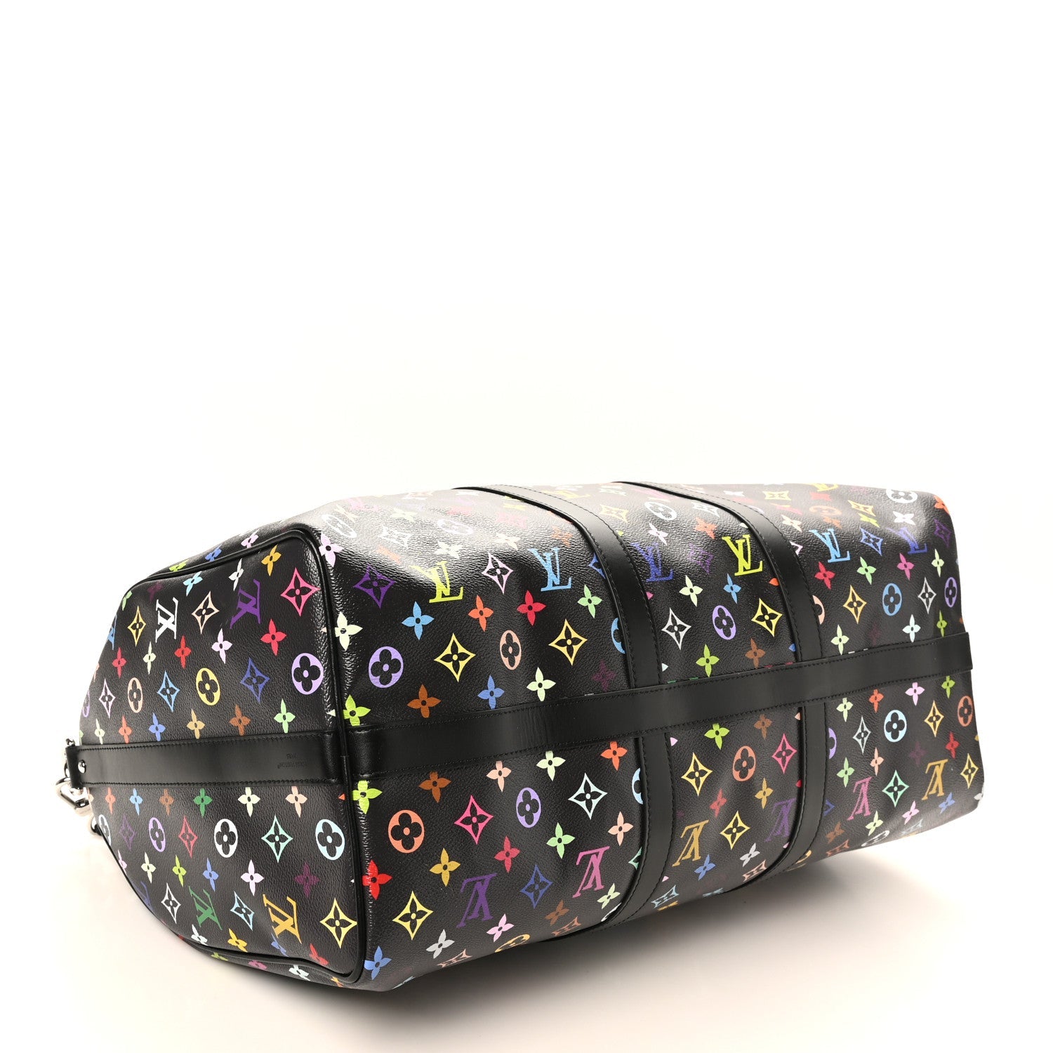 LV X TM Monogram Multicolor Keepall Bandouliere 50 Black